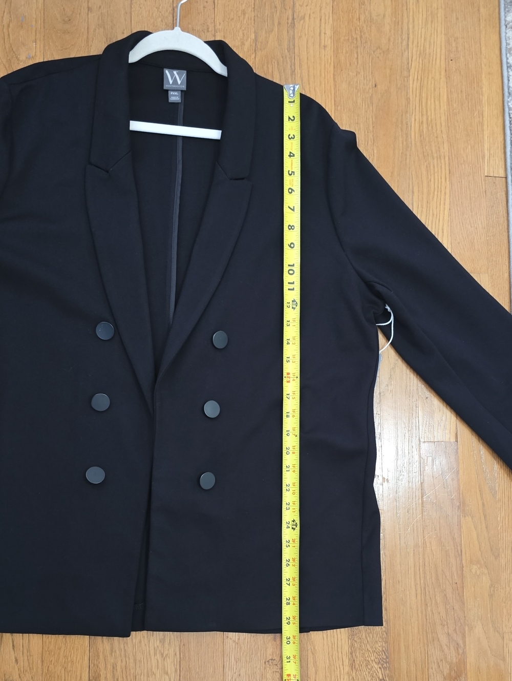 WORTHINGTON BRAND WOMEN'S PETITE PLUS BLACK OPEN BLAZER SIZE PXXL - Picture 13 of 17